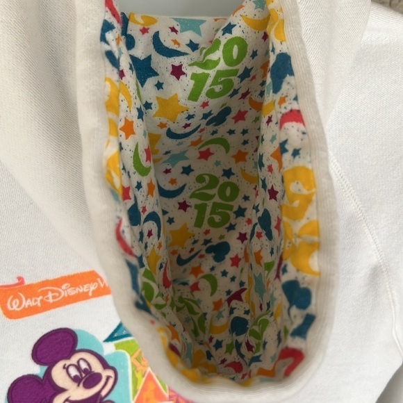 Disney Parks 2015 Mickey Mouse Full Zip Hoodie Sweatshirt Walt Disney World XS - Picture 7 of 11